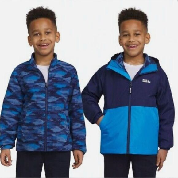 Eddie Bauer Youth 3-In-1 Jacket Blue Boys L 14/16